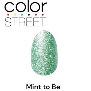 3 FOR $35: COLOR STREET Nail Strips - Mint to Be